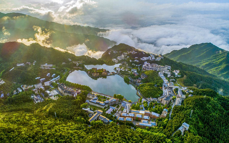 咸寧九宮山景區。受訪者供圖